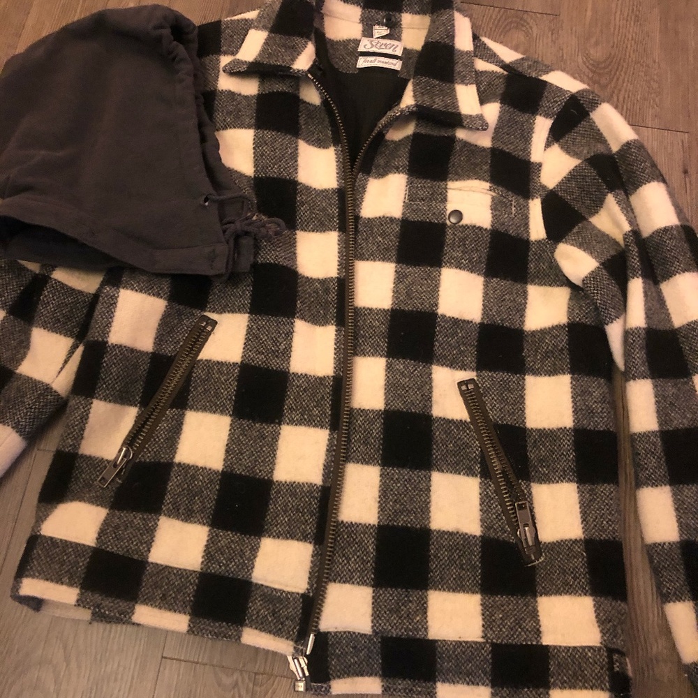 Mens Seven7 for all mankind wool jacket/coat..